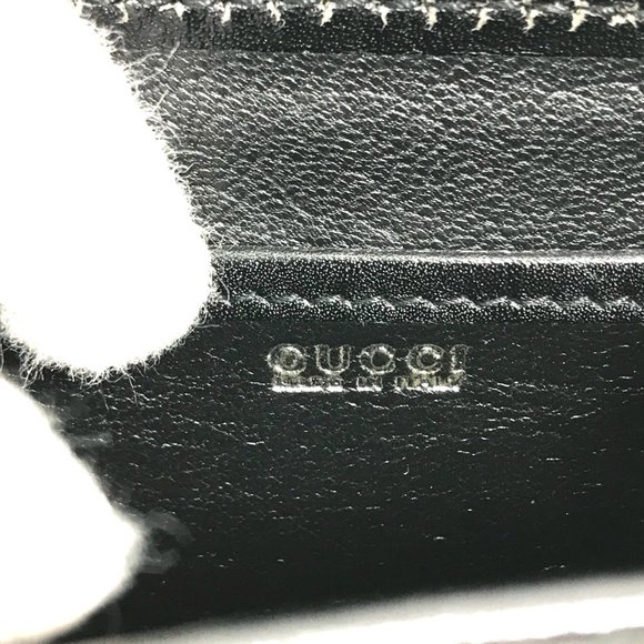 GUCCI 007.090.0234 Mini Shoulder Bag Leather Women's Black - Picture 10 of 15